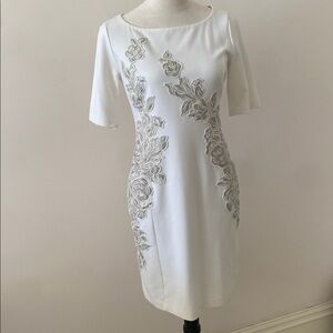 Blumarine  in soft off white and embroidery embellishments